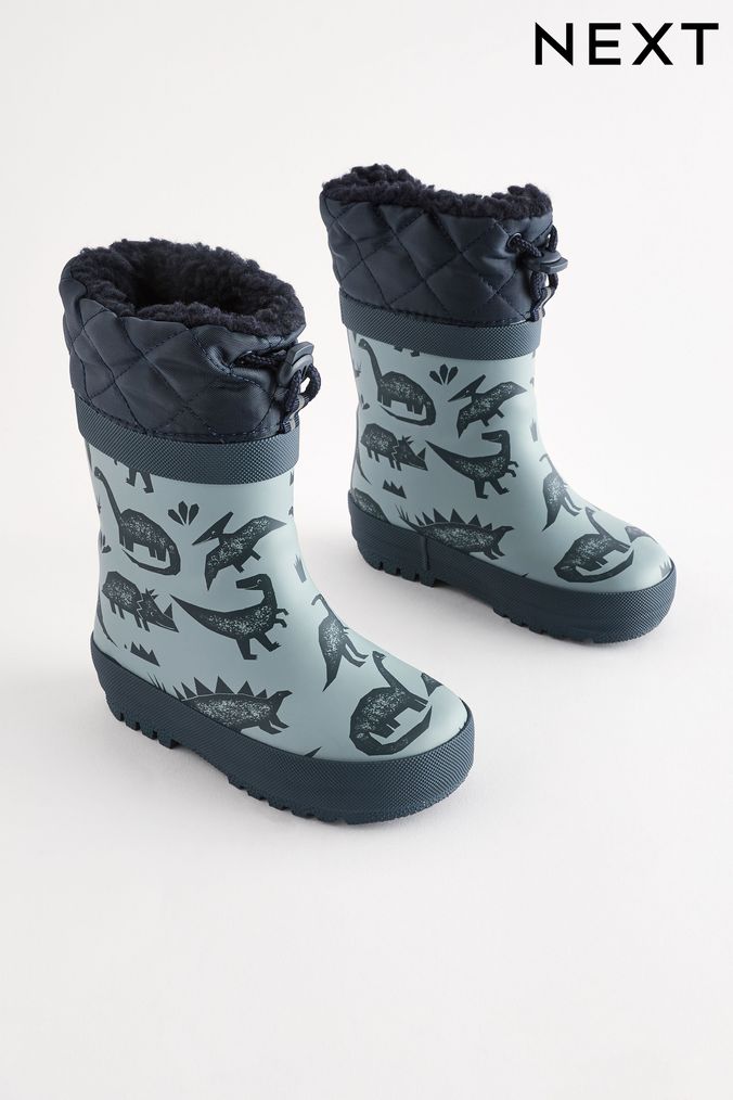 Lined wellies boys cheap