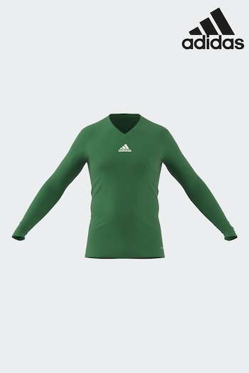 adidas Green Teamwear Base Layer Long Sleeve Top (442103) | £20