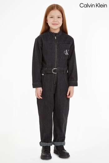 Calvin Klein Kids Denim Black Jumpsuit (442210) | £110