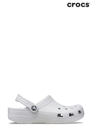 Crocs White Classic Clogs (442511) | £45
