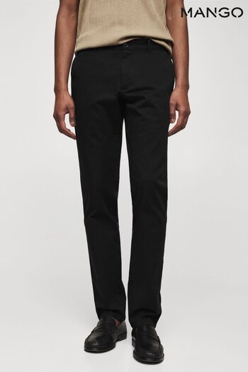 Mango Slim Fit Chino -Baumwollstrick Trousers (442542) | £50