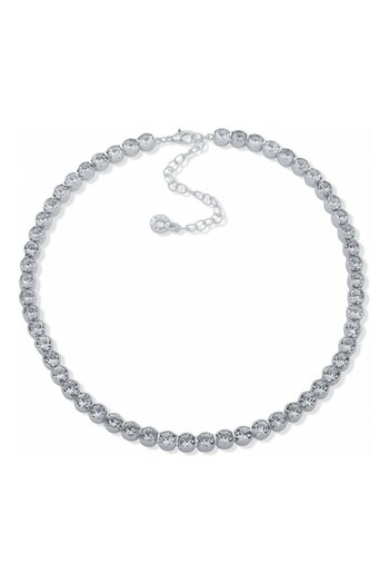 Anne Klein Jewellery Ladies Silver Tone NK 15IN Cup Chain Necklace (442714) | £48