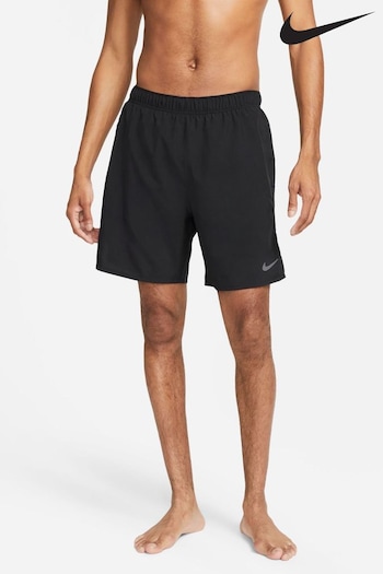 Nike Black 7 Inch Challenger Dri-FIT 7 inch 2-in-1 Running Shorts (443305) | £40