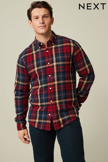 Blue/Red Check Long Sleeve Shirt (443385) | £26