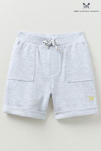 Crew Clothing Company Grey Cotton Casual Shorts (443446) | £15