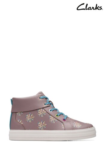 Clarks Pink Combi Nova Pom K. Boots (443999) | £44 - £46