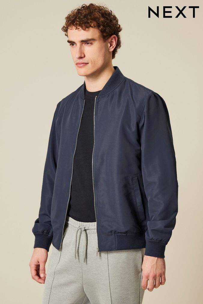 Mens navy blue casual jacket shop