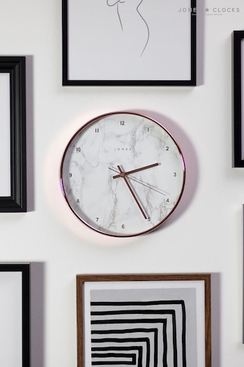 Jones Clocks Copper Penny Copper Marble Dial Wall Clock (444256) | £30