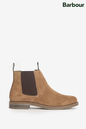 Barbour® Sand Suede Farsley Chelsea Run Boots (444458) | £129