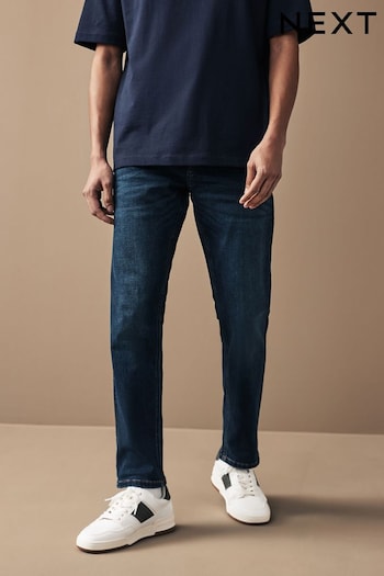 Mid Indigo Blue Slim Motionflex Jeans geradem (444507) | £40