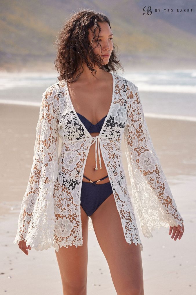 Lace beachwear hot sale