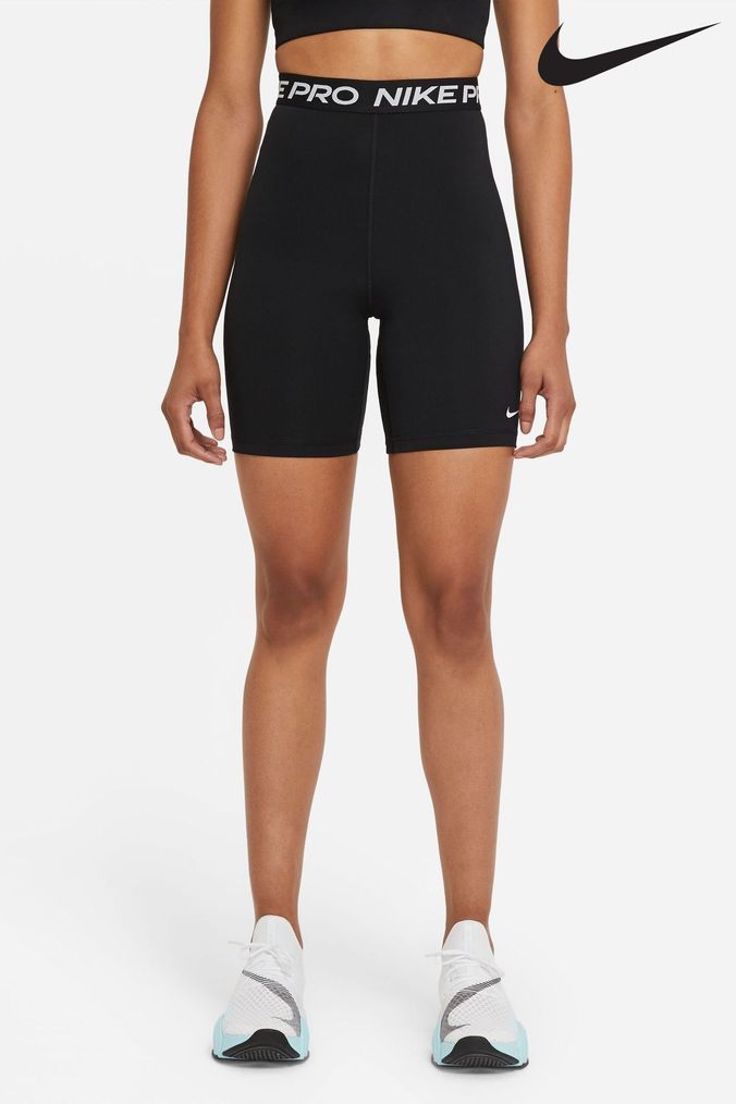 Nike Pro Black 365 High Waisted 7 Inch Shorts (444722) | £27 - £33