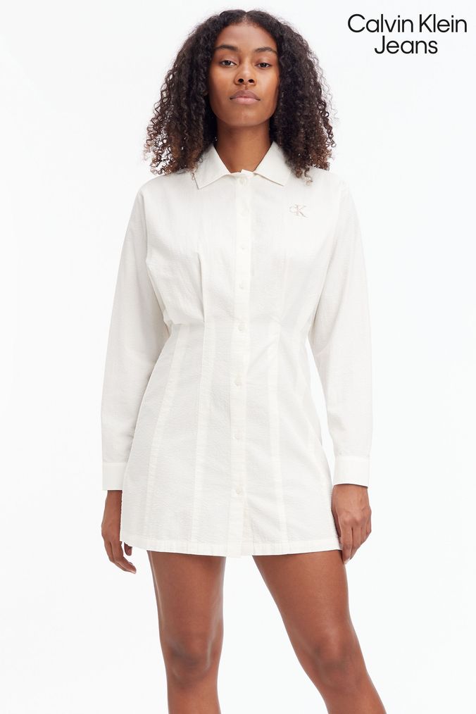 Buy Women s Calvin Klein Jeans Workwear Dresses Online Next UK