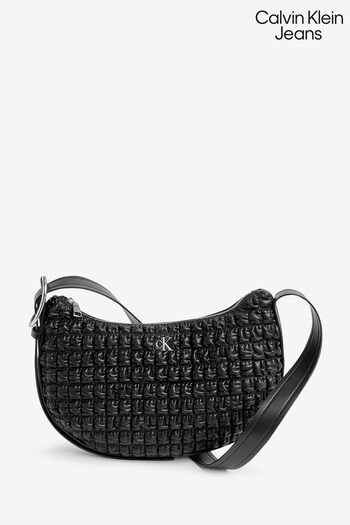 Calvin Klein Jeans Crescent Black Crossbody Bag (445506) | £130