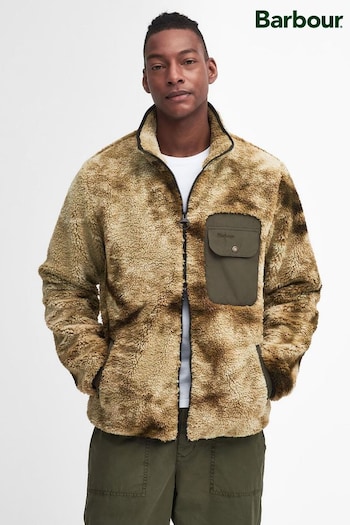 Barbour® Olive Green Moor Berber Fleece Jacket (445568) | £169