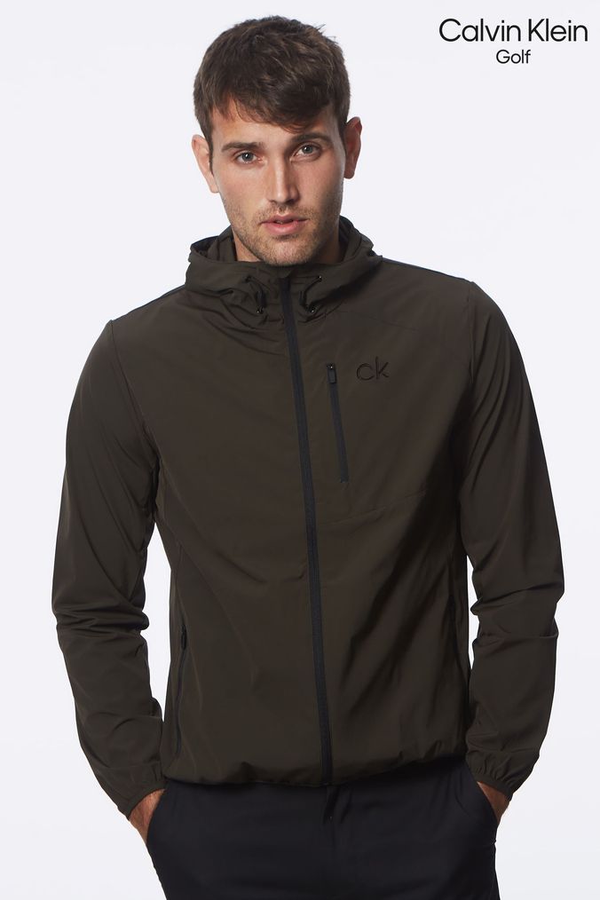 Calvin klein golf ultra lite jacket in khaki new arrivals