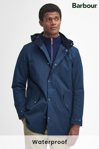 Barbour® Navy Chelsea Waterproof Trench Coat (445773) | £269