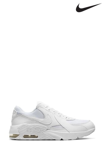 Nike White Air Max Excee Youth Trainers (446357) | £65