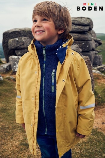 Boden Yellow Waterproof Fisherman's Coat (446475) | £45