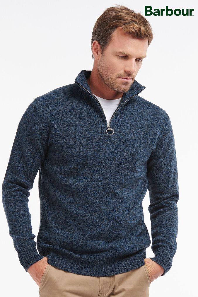 Mens Grey Zip Neck Jumpers Next Official Site