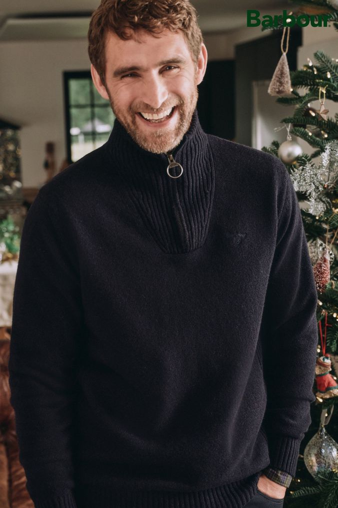 Mens barbour jumper sale best sale