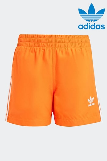 adidas cream Orange ORI 3S Shorts (447025) | £25