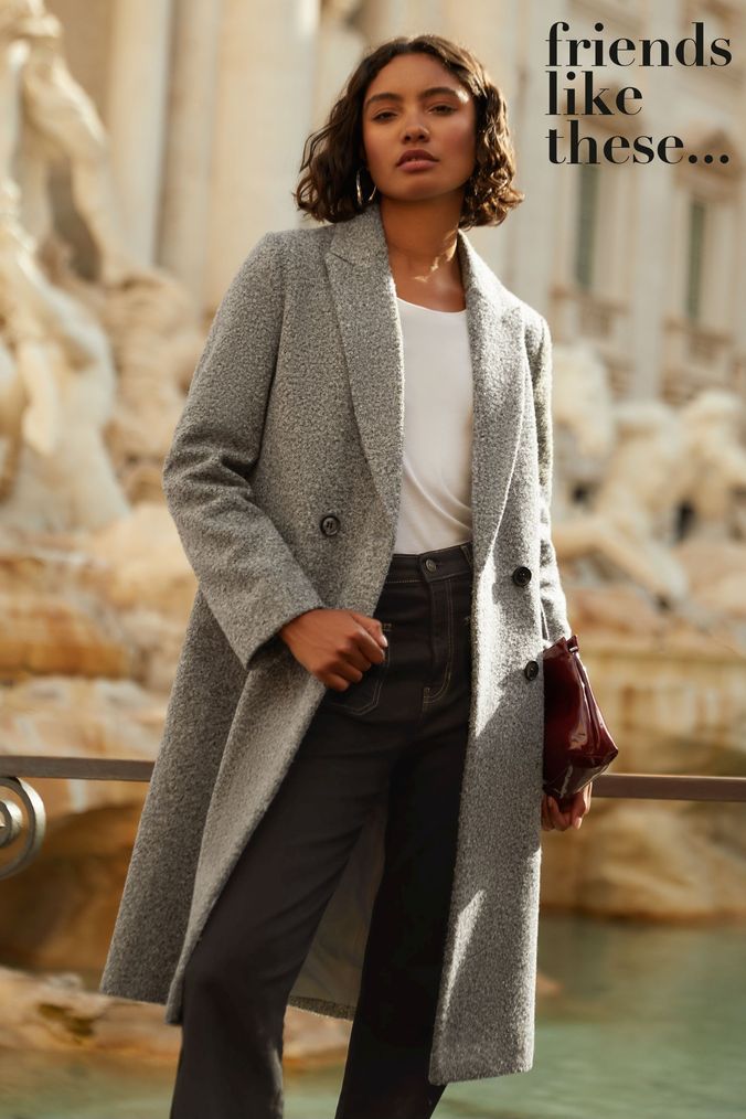 Womens petite grey coat outlet