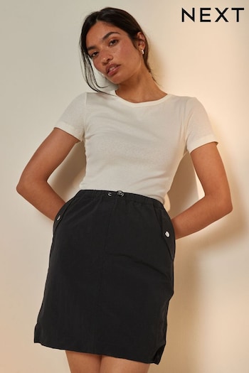 Black Cargo Mini Skirt (447151) | £22