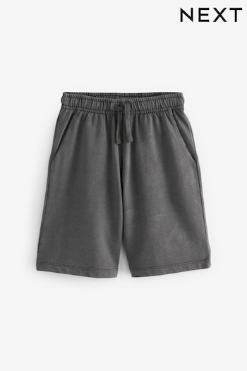Grey Relaxed Washed Jersey Shorts (3-16yrs) (447339) | £11 - £16