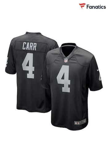 Nike Black Las Vegas Raiders Home Game Jersey - Derek Carr (447483) | £60