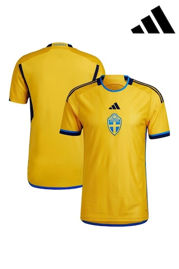 adidas Yellow Sweden 2022 Home Shirt (447558) | £70