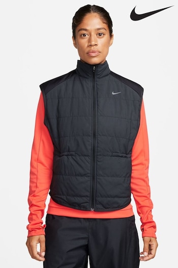 Nike blue Black Therma-FIT Swift Running Vest (447910) | £88