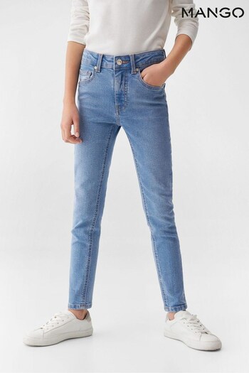 Mango Light Blue Skinny Jeans LEGGINGS (448023) | £18