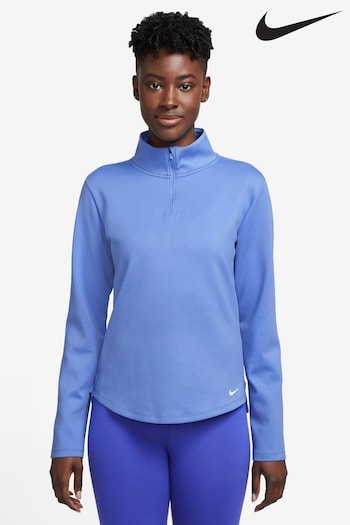 Nike Blue Therma-Fit Half-Zip Running Top (448141) | £55