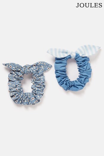 Joules Marina Blue Pack of Two Scrunchies (448482) | £7.95