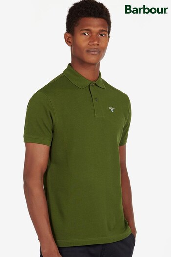 Barbour® Green Sports Polo Shirt (449014) | £47