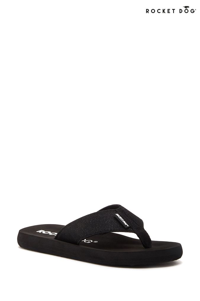 Buy Women s Rocket Dog Flip Flop Black Regular Online Next UK