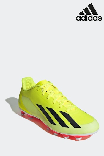 adidas Yellow X Crazyfast Club Flexible Ground Boots Nub (449653) | £50