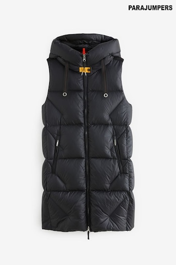 Parajumpers Zuly Hollywood Black Puffer Gilet (449823) | £540