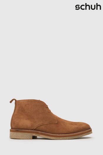 Schuh Brown Georgie Chukka Boots (44X320) | £65