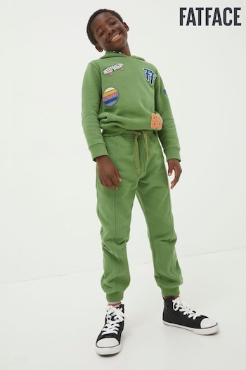 FatFace Green Perry Panel Sweat Joggers (450044) | £16