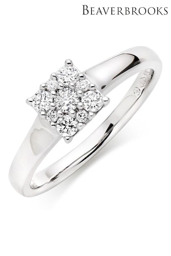 Beaverbrooks 9ct Diamond Cluster Ring (450168) | £875