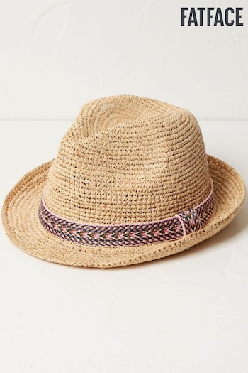 FatFace Natural Trilby Hat (450324) | £28