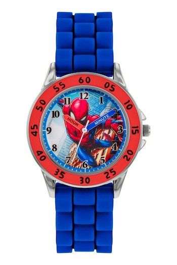 Peers Hardy Blue Disney Marvel Spiderman Blue Strap Watch (450841) | £20