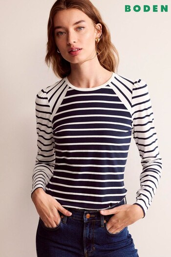 Boden Blue Arabella Stripe T-Shirt (450842) | £35