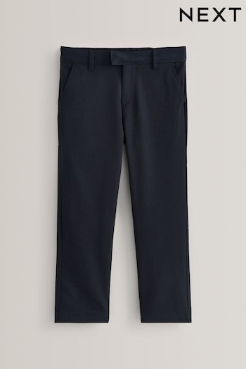 Navy Regular Waist School Formal Slim Leg Salewa Trousers (3-17yrs) (451062) | £9 - £16