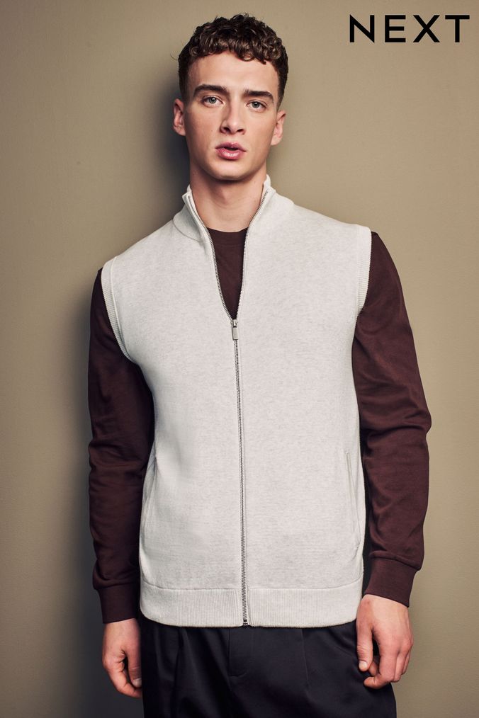 Sleeveless jumper men hot sale
