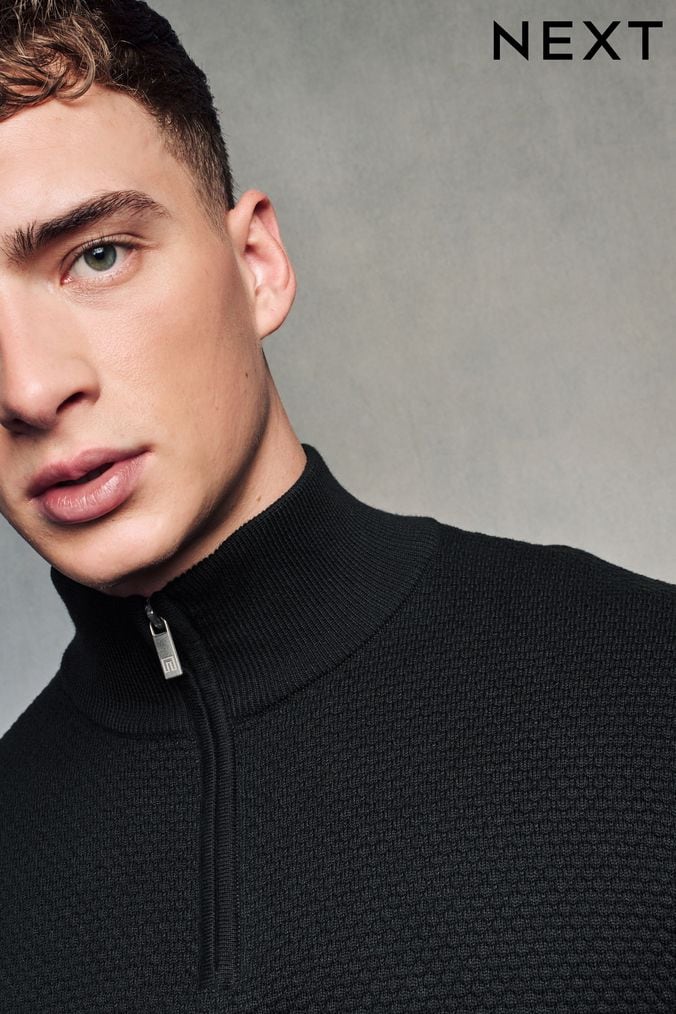 Mens smart black jumper online