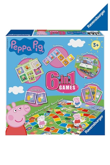 Ravensburger Peppa Pig 6 in 1 Games Box (451491) | £14