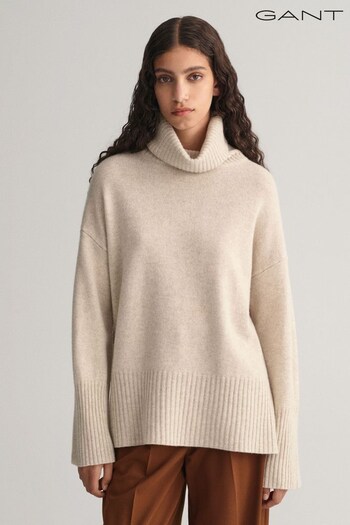 GANT Lounge Wool Cashmere Rollneck Sweater (451519) | £175